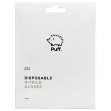 Disposable Nitrile Gloves - Black 2/1 - S