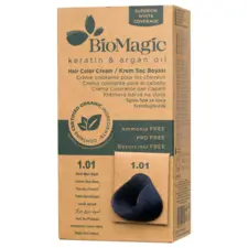 Pepeljaste nijanse - farba za kosu 60 ml - Plavetnocrna 1.01