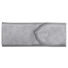 Traka za kosu sa čičkom - frotir - Siva