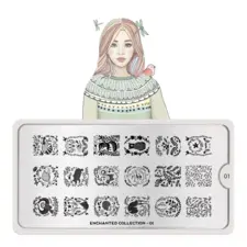 Šablon za pečate MOYOU Enchanted 01