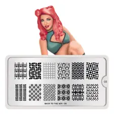 Šablon za pečate MOYOU Back to 60s 05