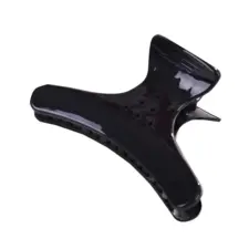 Štipaljke za kosu plastične C100B crne 4/1