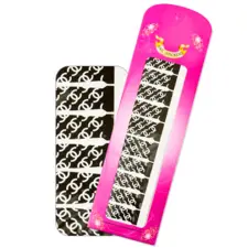 Nalepnice za nokte foto dezeni ASNNASC - Chanel Logo