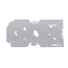 Airbrush šablon za nokte USA - 02