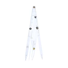 Šestar za precizno merenje obrva