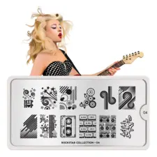 Šablon za pečate MOYOU Rockstar 04