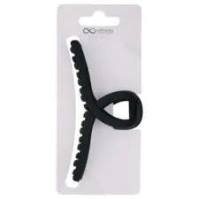 Šnala za kosu INFINITY spiralna crna