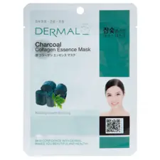 Sheet maska za lice DERMAL Collagen Essence aktivni ugalj