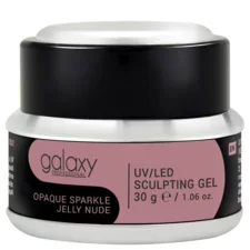 Sculpting Cover Gel - UV/LED Opaque Sparkle Jelly Nude