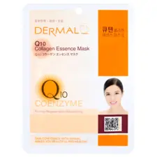 Sheet Face Mask DERMAL Collagen Essence Q10 Coenzyme
