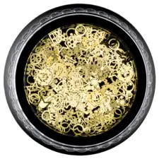 Metalni ukrasi za nokte JS001-1 Gold Ultra Thin