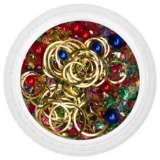 Metalni ukrasi za nokte New Year ZZ15-2