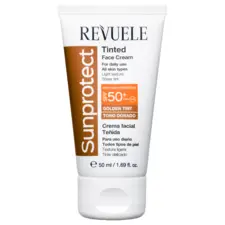 Tonirana krema za lice REVUELE Sunprotect Golden Tint SPF 50+