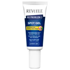Gel za uklanjanje bubuljica REVUELE No Problem AHA-BHA-PHA kiseline i ulje čajevca