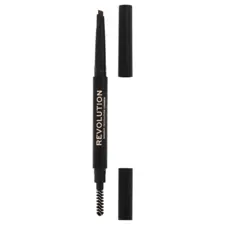 Olovka za obrve MAKEUP REVOLUTION Duo Brow Definer 0.25g - Medium Brown