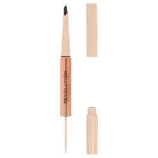 Olovka i gel za obrve 2u1 MAKEUP REVOLUTION Fluffy Brow Duo Granite 0.12g+1ml
