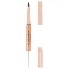Olovka i gel za obrve 2u1 MAKEUP REVOLUTION Fluffy Brow Duo Ash Brown 0.12g+1ml