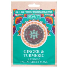 Sheet maska za lice - đumbir i kurkuma