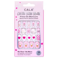 Press on tipse - Light Pink & White