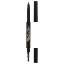 Olovka za obrve MAKEUP REVOLUTION Duo Brow Definer 0.25g - Light Brown