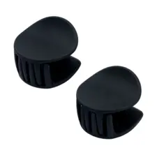 Šnale za kosu - okrugle - Crne