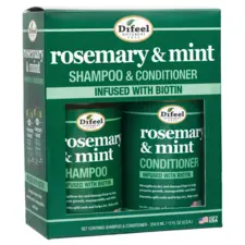 Set šampon i balzam za jačanje kose - ruzmarin i menta - 354,9 ml