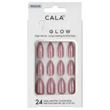 Press-on tipse - Mauve Chrome