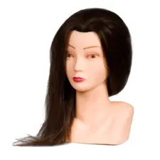 Trening lutka sa prirodnom kosom COMAIR tamnosmeđa 40cm