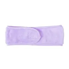 Traka za kosu sa čičkom - mikrofiber - Svetloljubičasta