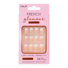 Set press-on tipsi - French Glamour