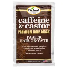 Maska za brži rast kose - kofein i ricinusovo ulje - 50 g