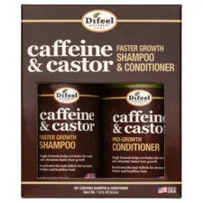 Set šampon i balzam za brži rast kose - kofein i ricinusovo ulje