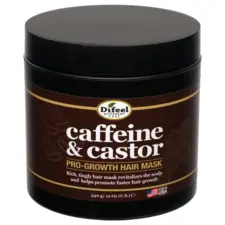 Maska za brži rast kose - kofein i ricinusovo ulje - 340 g