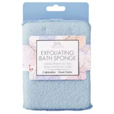 Dvostrani jastučić za piling tela - svetloplavi