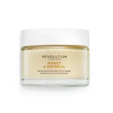 Hranljiva maska za negu i sjaj kože lica - med i ovas