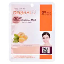 Sheet maska za lice DERMAL Collagen Essence kajsija