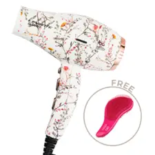 Hair Dryer Levante 5300 + Free Hair Brush Tangle No More - Flowers & Branches