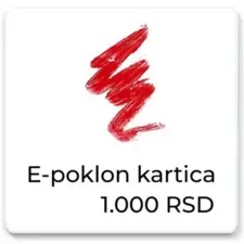 E-poklon kartica - 1000 RSD