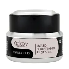 Gradivni gel za nadogradnju noktiju - UV/LED Vanilla Jelly - 15 g