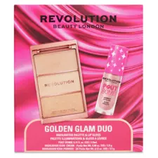 Set za šminkanje - Golden Glam Duo