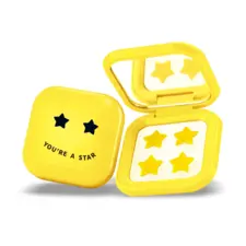 Pimple Patches in a Mirror Case - Pimple Star 32 pcs - Yellow