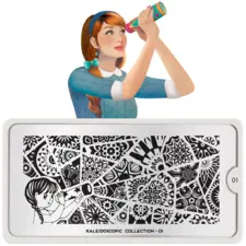 Šablon za pečate MOYOU Kaleidoscope 01