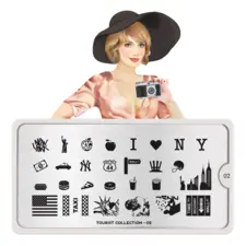 Šablon za pečate MOYOU Tourist 02