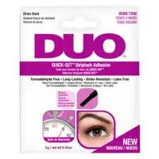 Vodootporni lepak za trepavice na traci DUO - Dark
