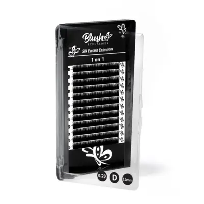 Silk Lash Extensions - D Curl 12 mm