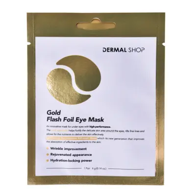 Eye Mask - Gold Flash Foil 2pcs