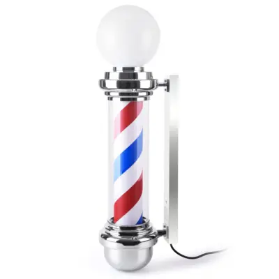 Barber Shop Rotating Pole Light Sphere