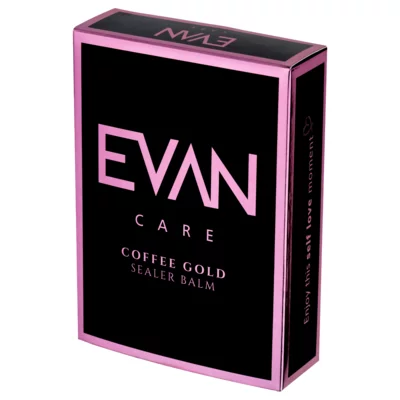 Set for eliminating volume and frizz effect EVAN CARE Coffee Gold Sealer Balm