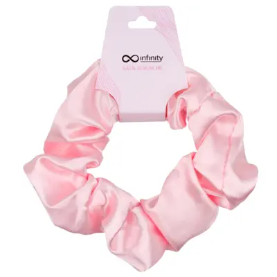 Satenska gumica za kosu INFINITY INF450 roze