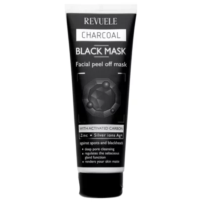 Peel-off crna maska za čišćenje lica REVUELE aktivni ugalj